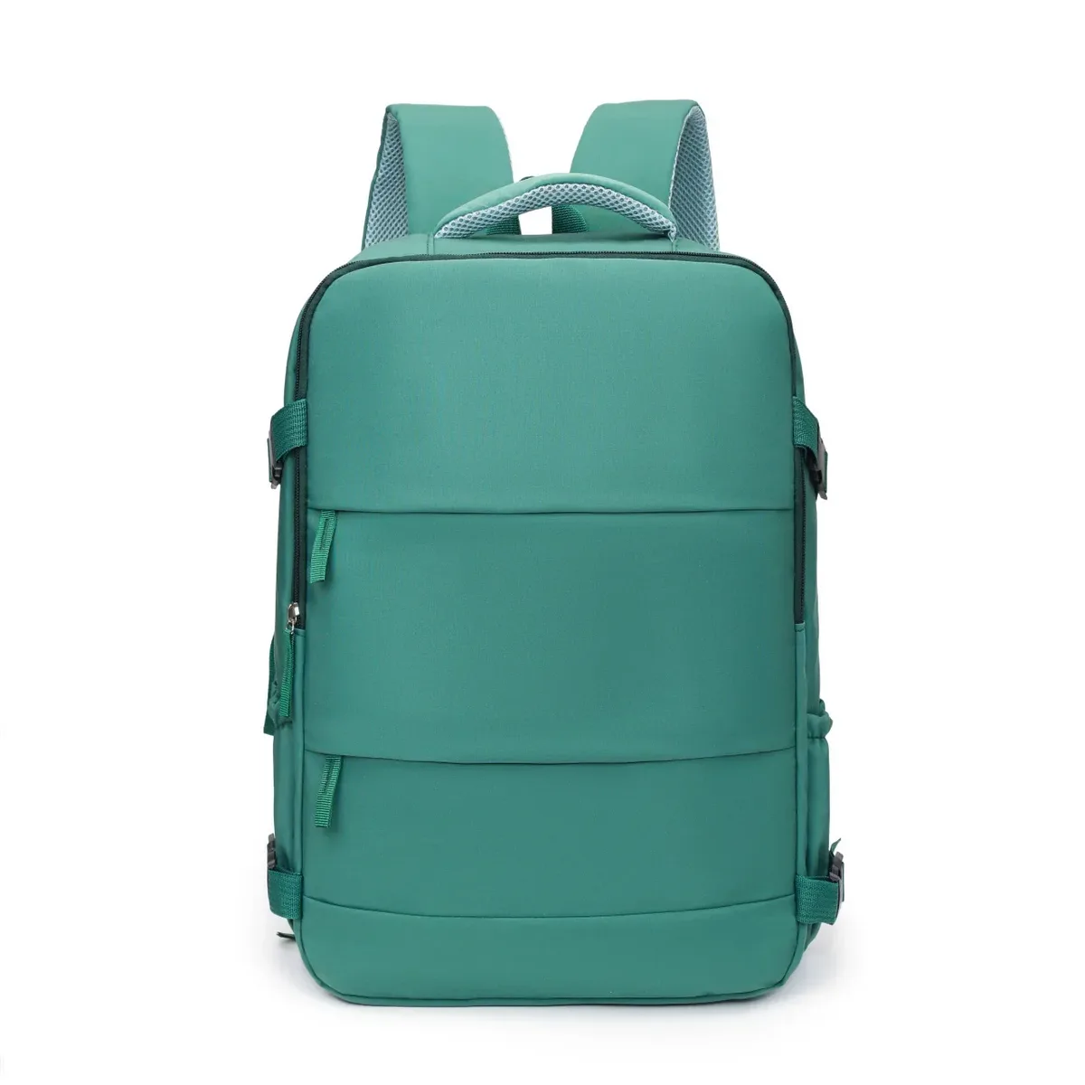 sac dos oxford université vert gris solide 20 35 litres grande capacité poignées latérales bandes bretelles chaussures respirantes