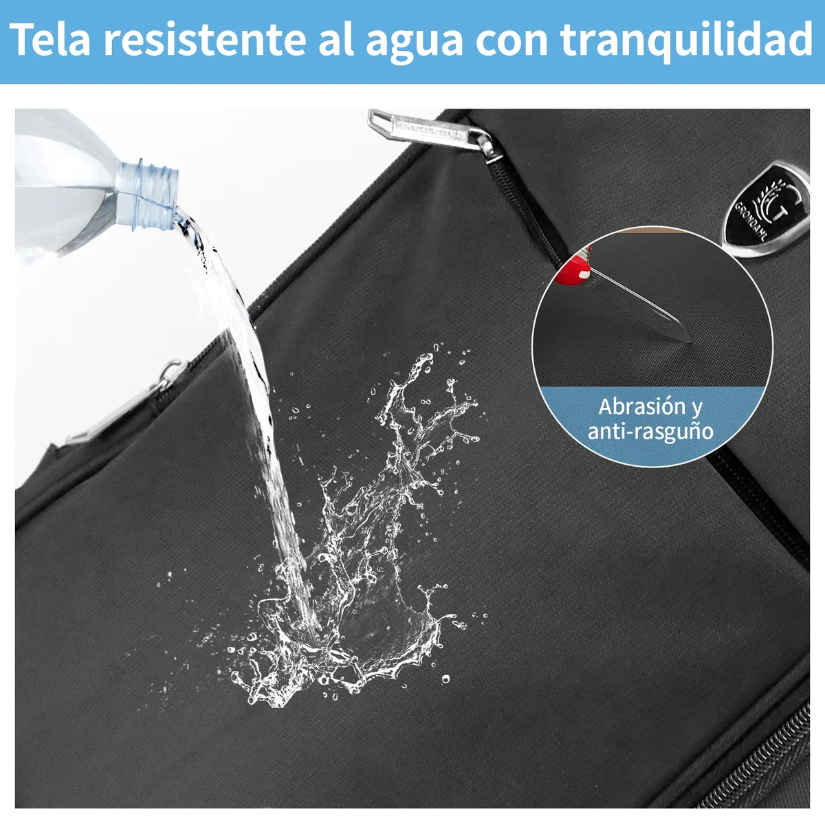 sac à dos pour ordinateur portable de 15,6 pouces, sac d'affaires de grande capacité pour hommes, sac à dos imperméable pour l'école et les voyages, sac à dos de sport décontracté avec port usb