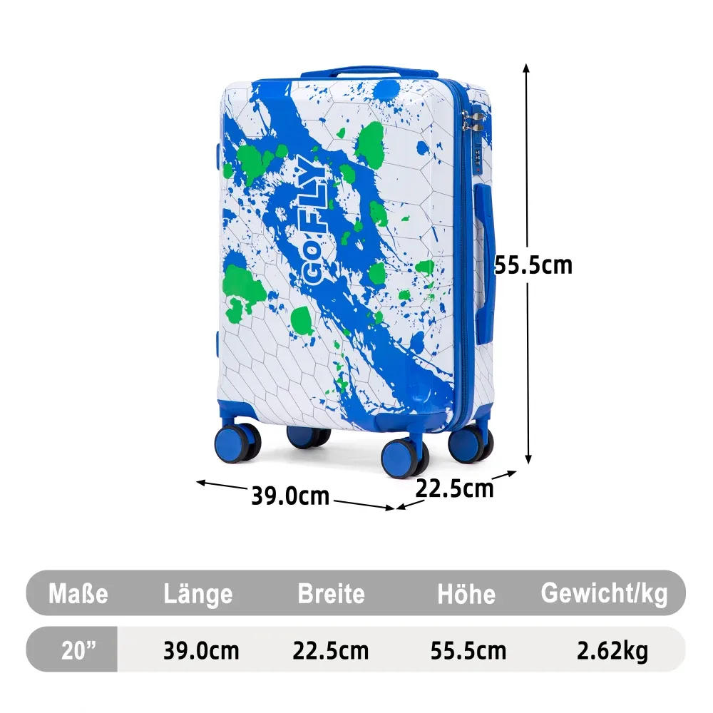 valise de voyage à roulettes avec serrure à combinaison pour hommes et femmes, valise à fermeture éclair à roulettes pour bagages