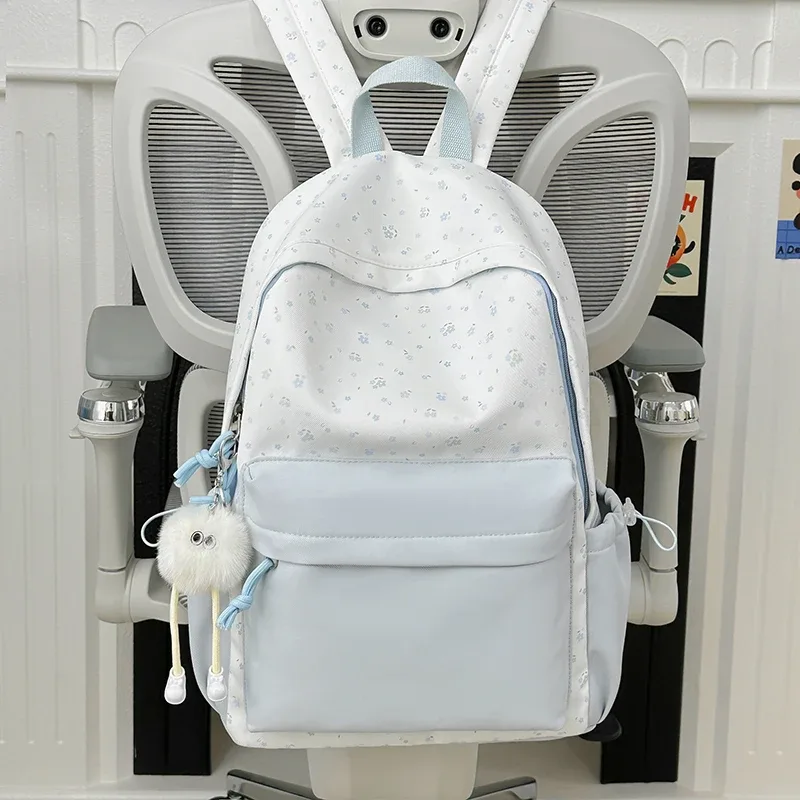 nouveauté printemps 2026 : sacs polyvalents résistants, sacs à dos polyvalents en tissu oxford à motifs floraux, grande capacité, pour étudiants et trajets quotidiens
