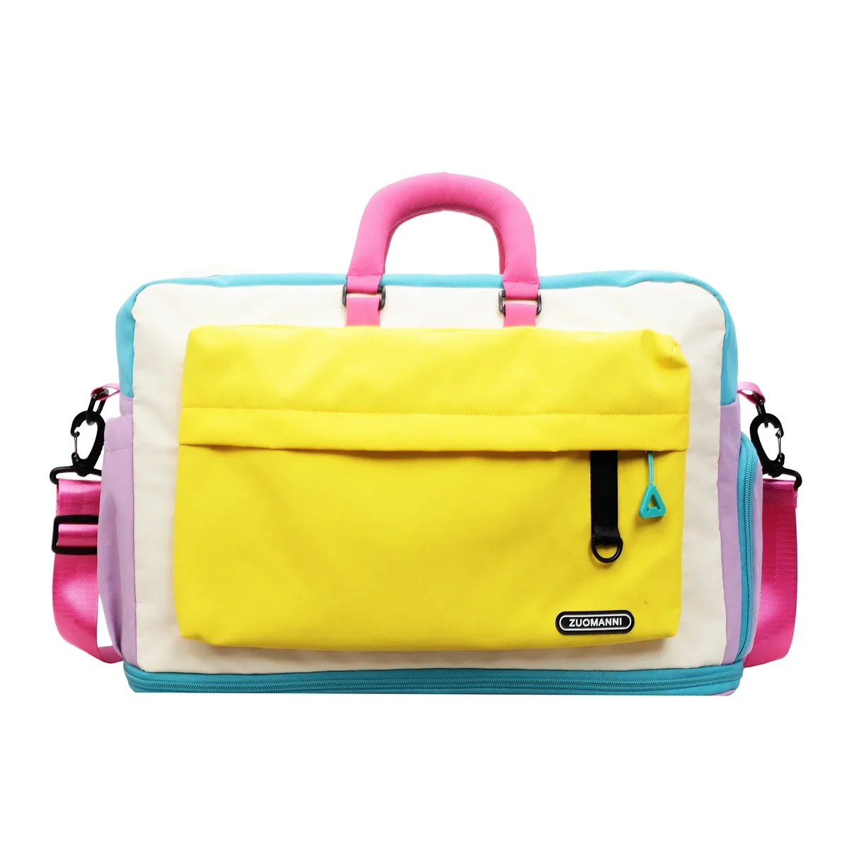 sac de voyage tendance couleur dopamine, sac de sport avec compartiment à chaussures, idéal pour le yoga, les courts séjours, la salle de sport, les escapades de week-end