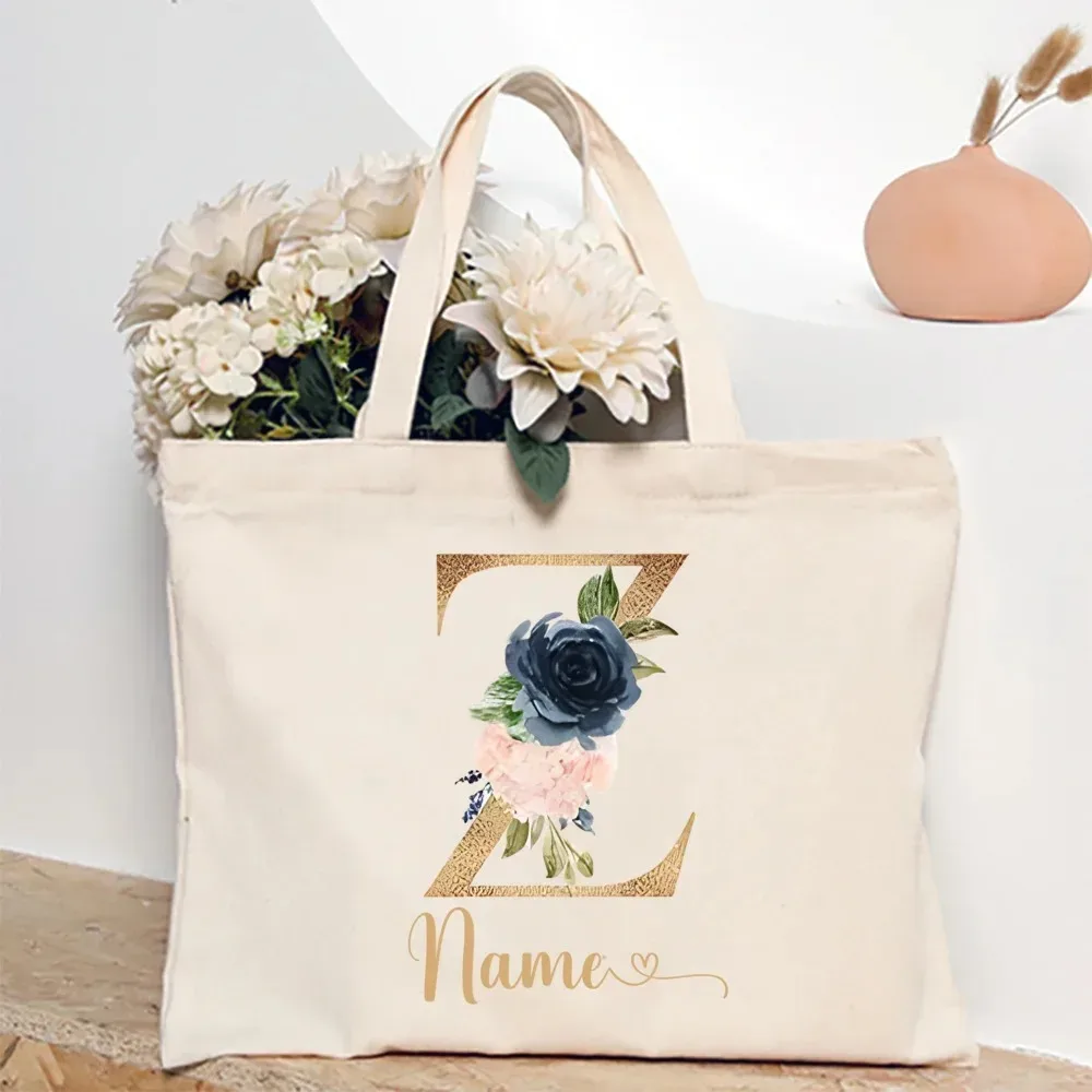 sac fourre-tout personnalisé pour demoiselle d'honneur avec initiales et nom, sac à bandoulière, sac de fête de bachelorette, sac à main de mariée, cadeau pour elle