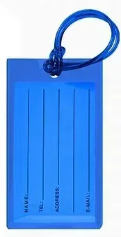 porte-étiquette de bagage coloré structurels ent en pvc, porte-carte d'embarquement, étiquette de voyage, couverture de carte d'avion, étiquettes volantes anti-perte