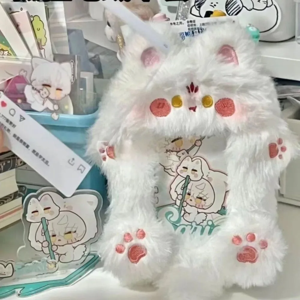 étui à cartes photo en peluche, mignon, dessin animé, lapin, chien, chat, porte-cartes, portable, ins, porte-cartes, étudiants, idole, photos, housse de protection