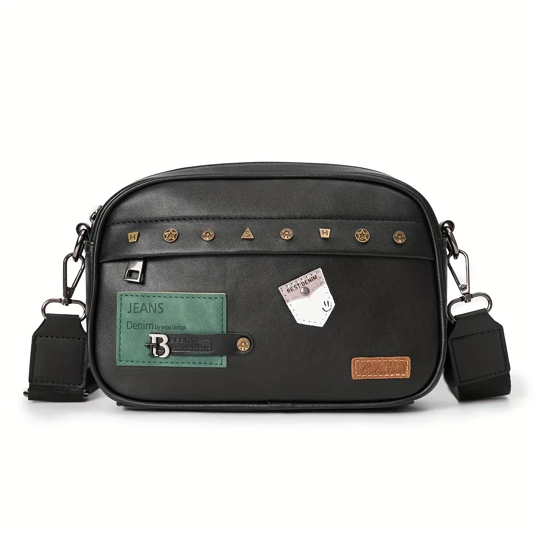 décontracté solide hommes sac à bandoulière sac de messager hommes en cuir pu bandoulière sacs à bandoulière mâle sac à main sacs bandoulière ba