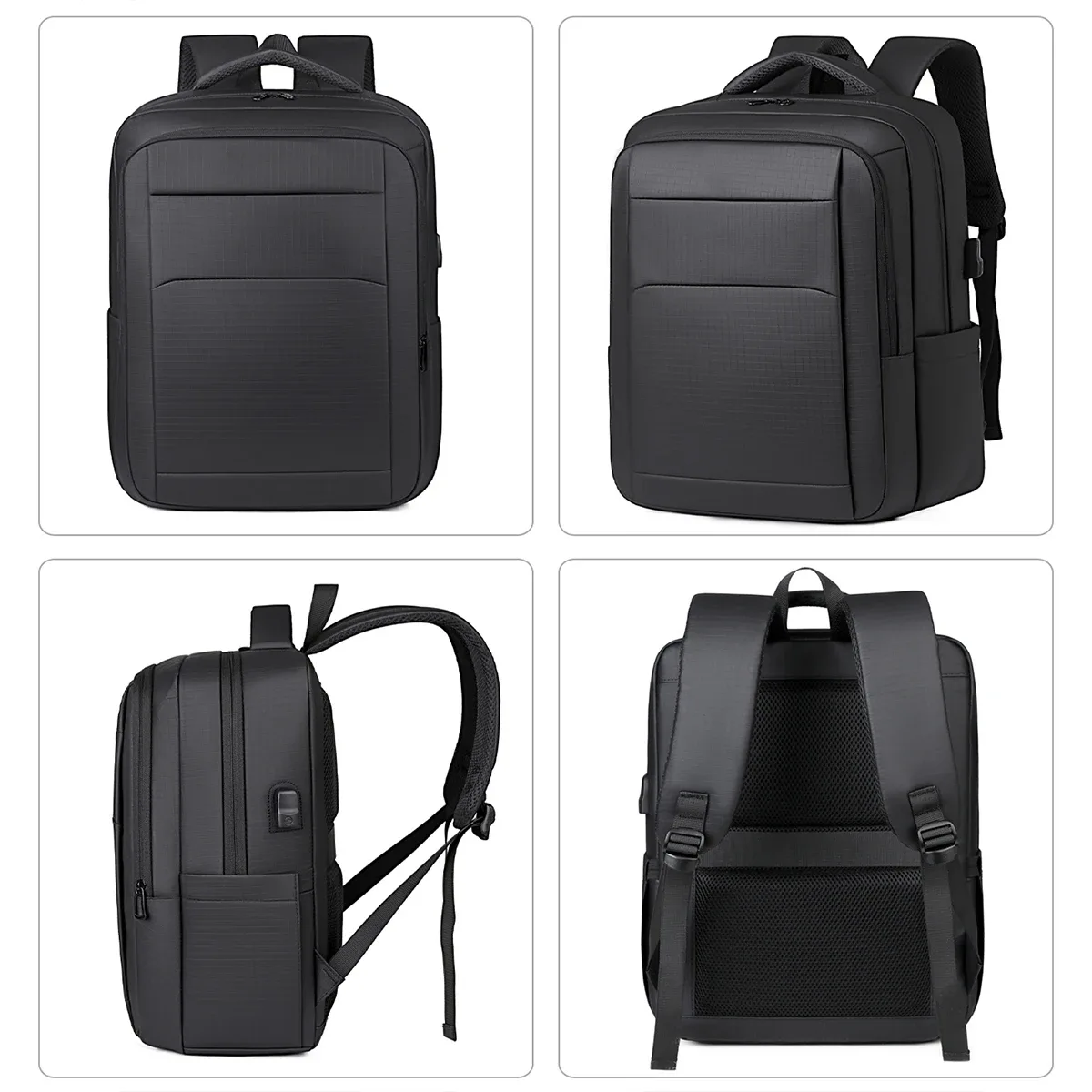 sac à dos pour homme, grande capacité, sac à dos de voyage léger, sac d'ordinateur pour les trajets professionnels, sac pour étudiants du lycée et de l'université