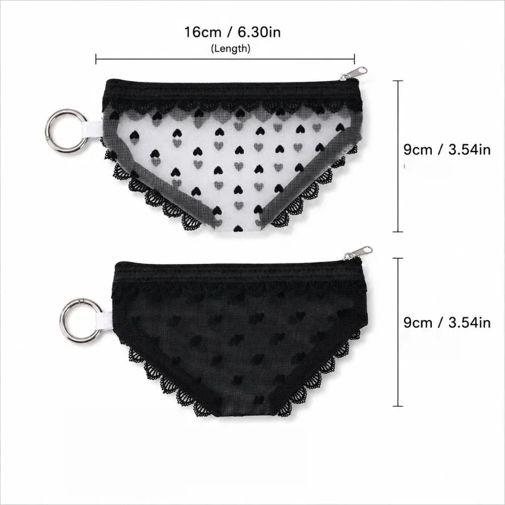 nouvelle trousse de toilette transparente en dentelle en forme de bikini, sac cosmétique en maille y2k, pochette de rangement pour maquillage, voyage et quotidien