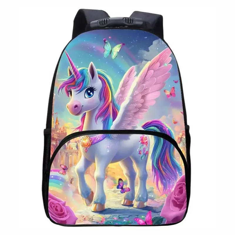 sac à dos licorne pour élèves du primaire et du secondaire, sac à dos à la mode pour hommes et femmes
