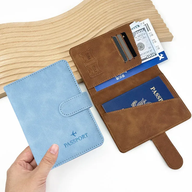 étui pour passeport rfid, porte-passeport de voyage, nouveau portefeuille pour passeport, porte-carte de crédit, portefeuille de voyage, accessoires de voyage