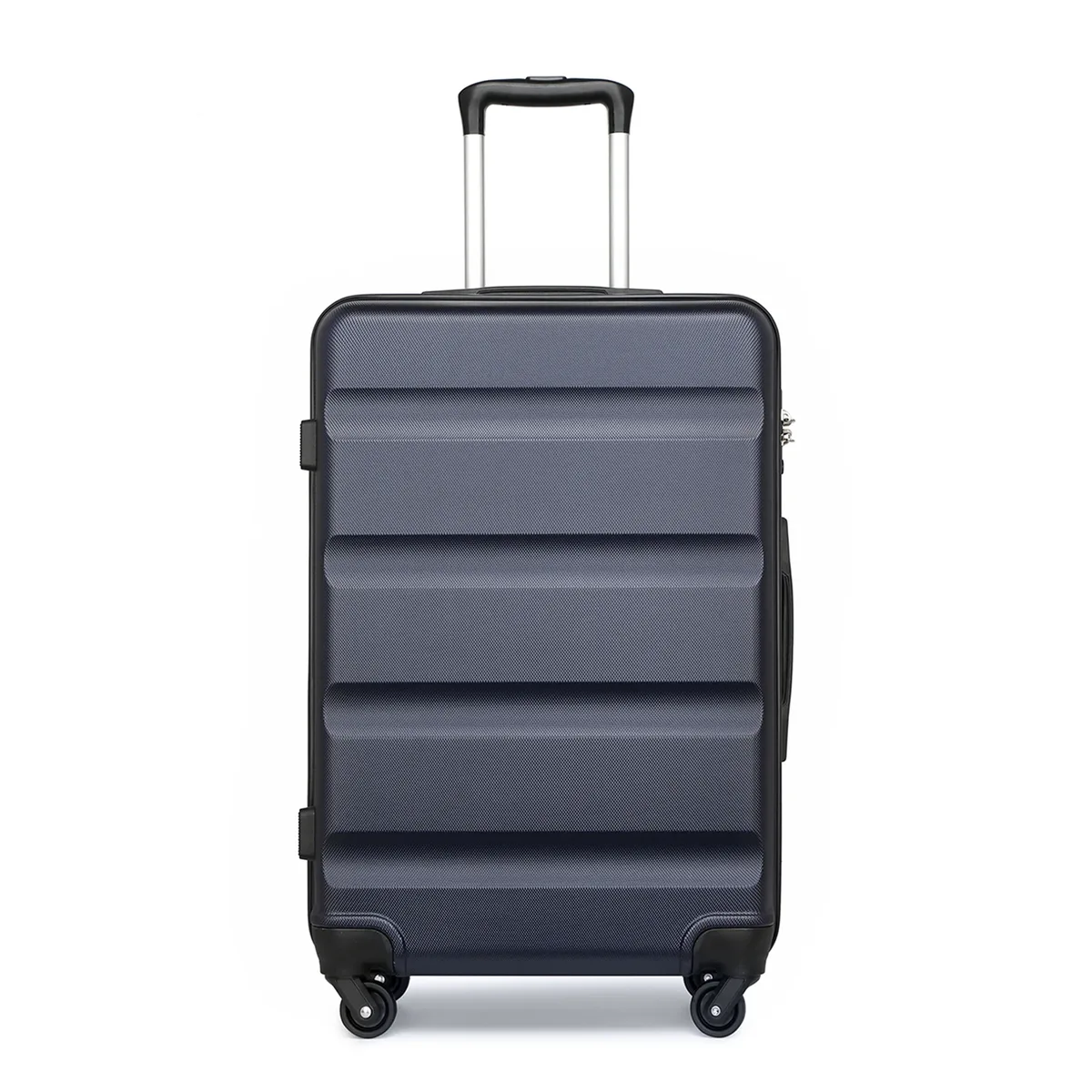 valise kono valise trolley légère et rigide avec 4 roues jumeaux et serrure tsa matériau abs (s m l)