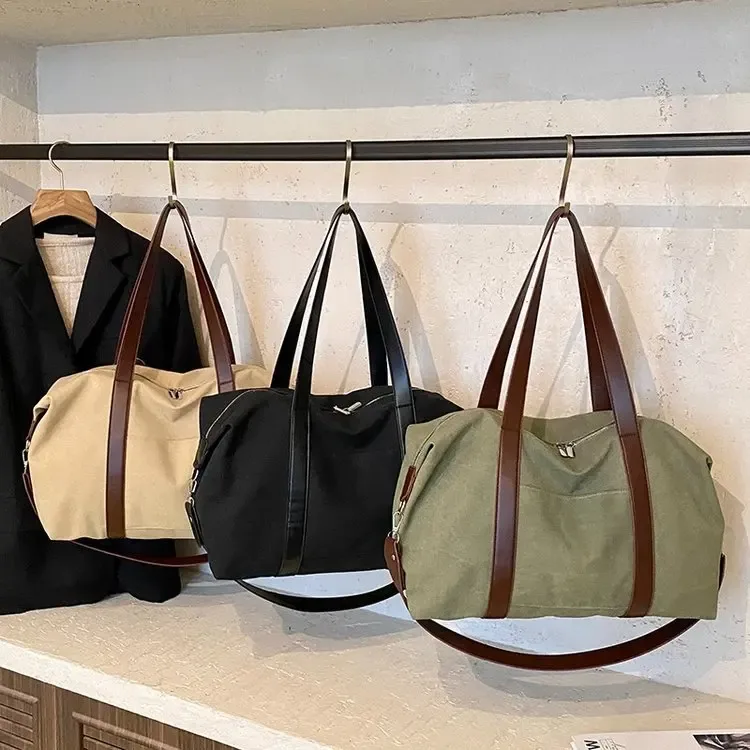 sac fourre-tout pour femmes simple, élégant et de grande capacité, nouveau style d'automne, sac à bandoulière/à bandoulière tendance de voyage.