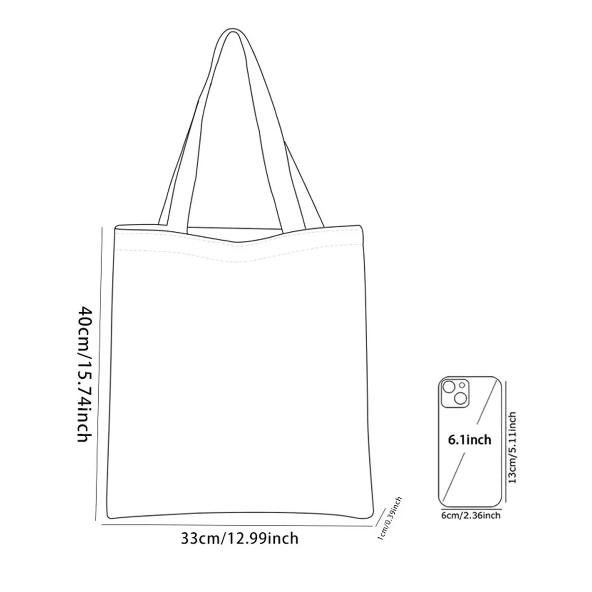 sac fourre-tout à bandoulière de grande capacité avec imprimé de lettres inspirantes et motif papillon marron, pour le shopping, les voyages et l'usage quotidien