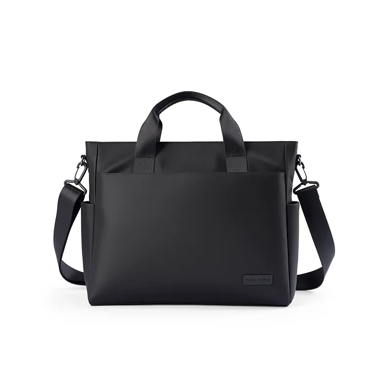 sac fourre-tout pour ordinateur portable mark ryden, en nylon hydrofuge, convient aux macbook de 14 pouces, fermeture éclair ykk, mallette d'affaires