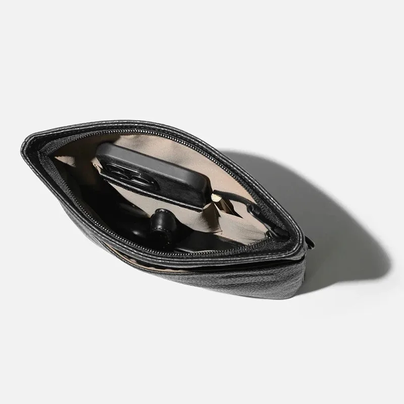 sac bandoulière mini pour homme en pu pleine fleur de haute qualité, poids minimal 28g, modèle 153