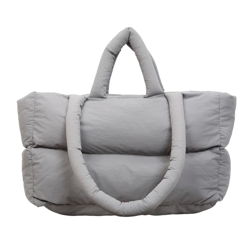 sac à main luxe sac bandoulière femme 2025 hiver dernière tendance femmes sacs fourre-tout à bandoulière espace coton rembourré grande capacité shopper fourre-tout qualité trajet sacs à main dame