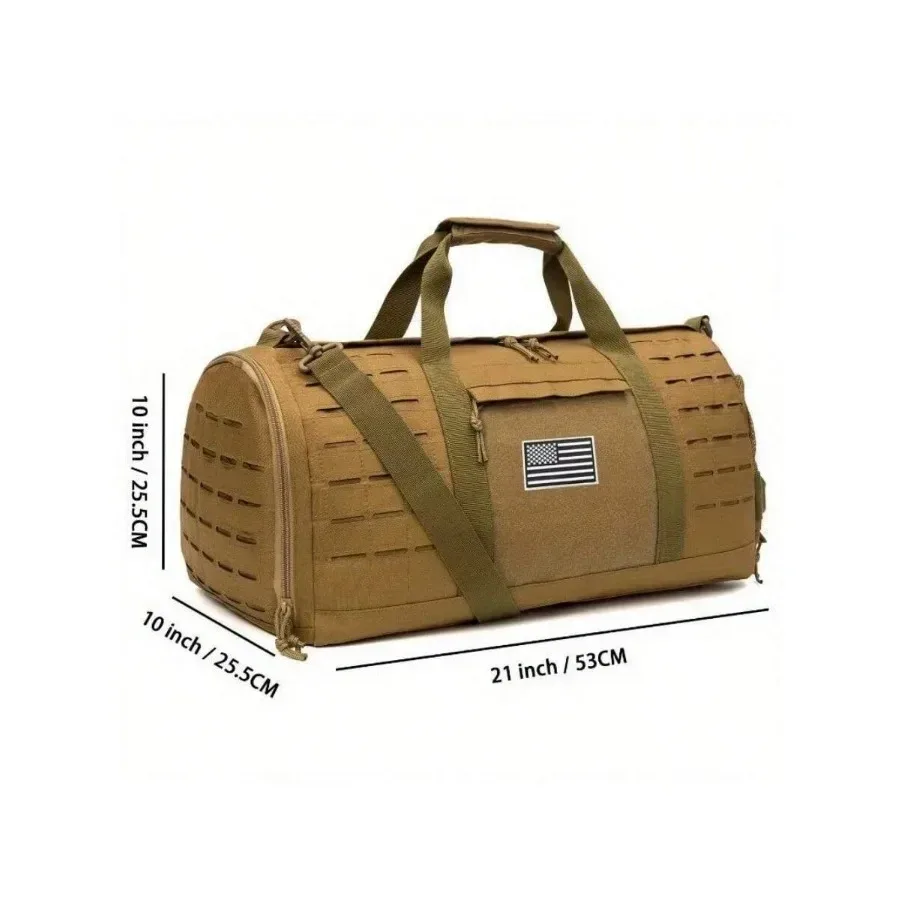 sac de sport 40l, sac de voyage tactique pour hommes, sac d'entraînement physique avec chaussures, basket-ball, sacs de week-end en plein air