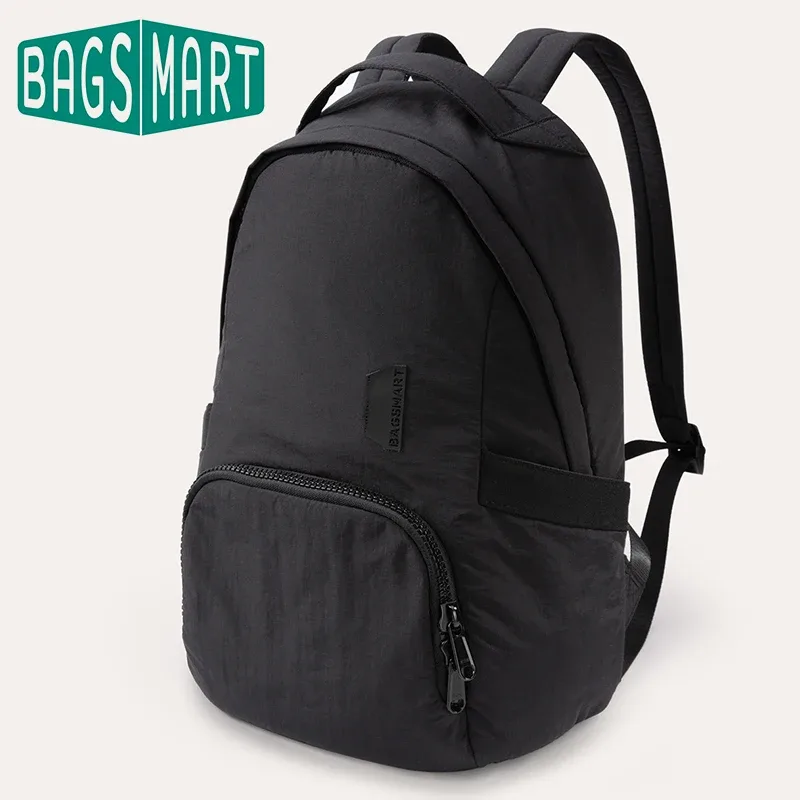 bagsmart-sac à dos pour femme, sac d'école pour fille du primaire, sac antivol universitaire, sac à dos étanche pour ordinateur portable de 13 pouces, sac de voyage