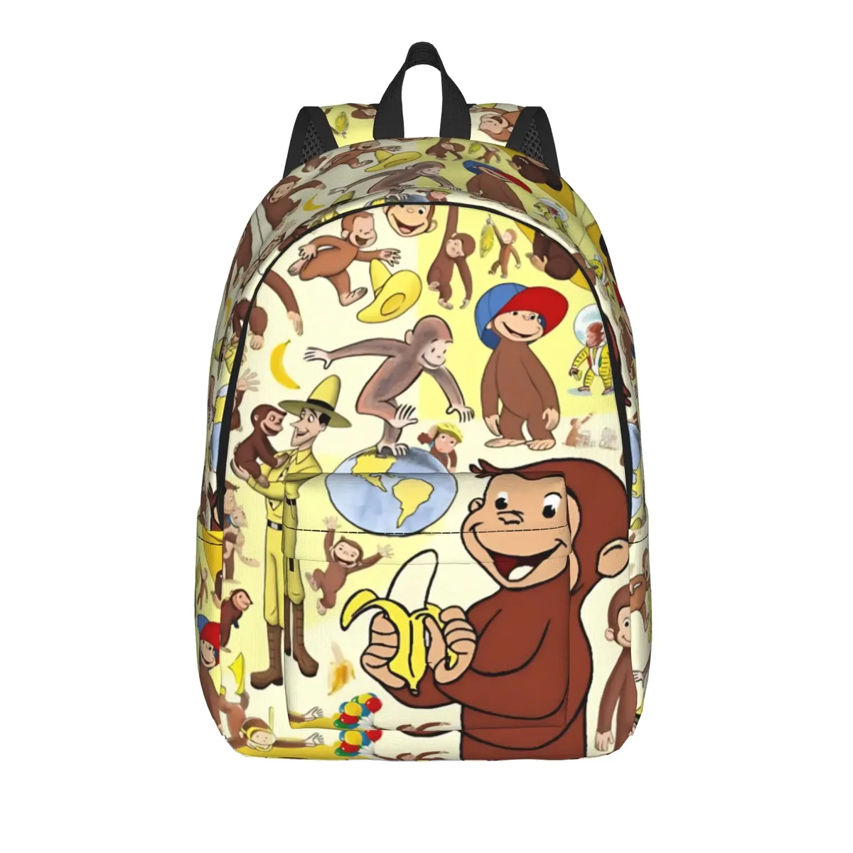 sac à dos curious george dessert activity stickers, sacs à dos de voyage pour filles, sacs d'école kawaii, grand sac à dos de créateur