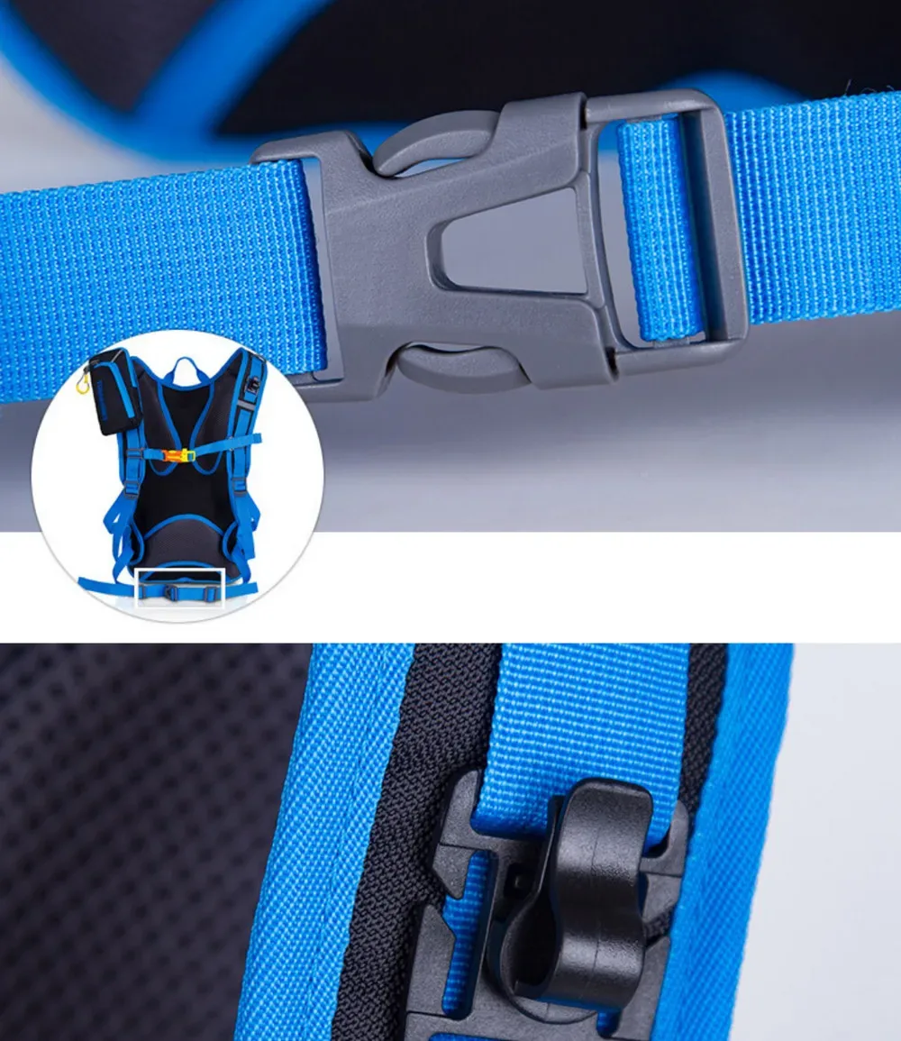 sac à dos de randonnée pour vélo, sac à dos de cyclisme 18l, respirant, léger, adapté à la randonnée, au ski