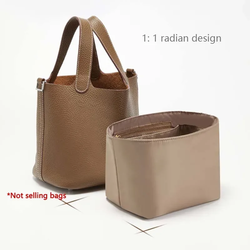organisateur de sac pour picotin 18 22, insert de rangement en nylon, support de forme, doublure intérieure, accessoires de modification pour sacs, pour un rangement ordonné et soigné