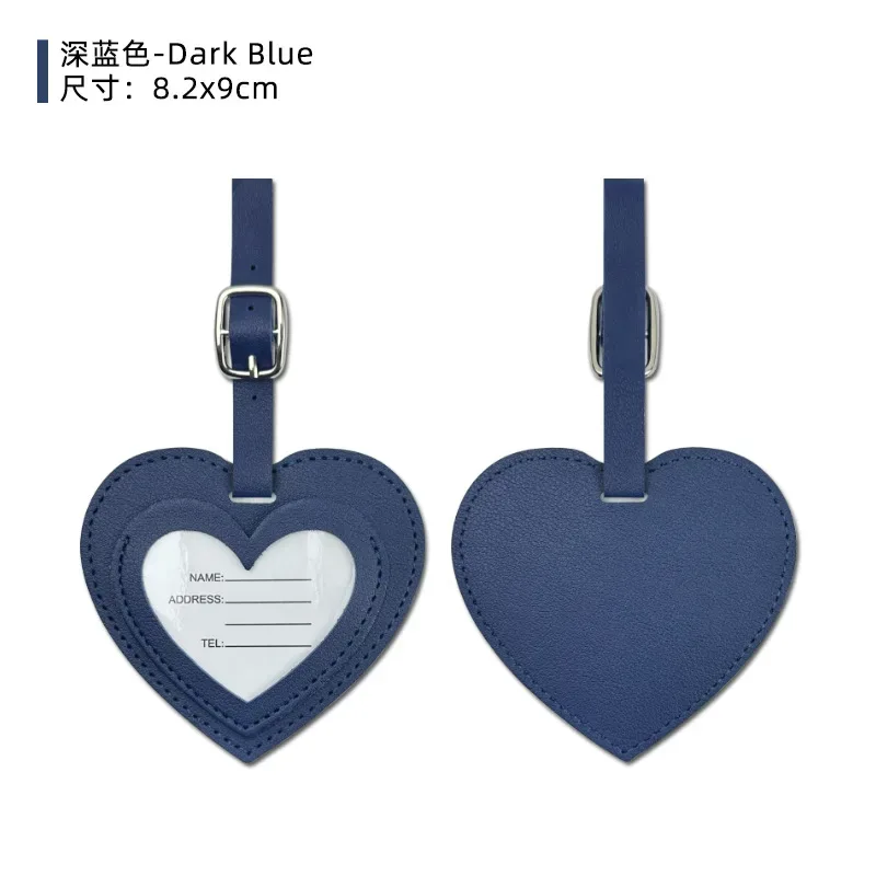étiquette de bagage personnalisée en cuir pu avec nom et lettres diy, étiquette de valise de luxe en gros, breloque de sac cadeau pour anniversaire de mariage