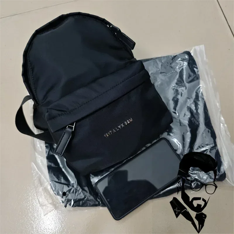 sac de taille alyx en tissu nylon noir, sac à dos de haute qualité pour hommes et femmes, avec fermeture éclair