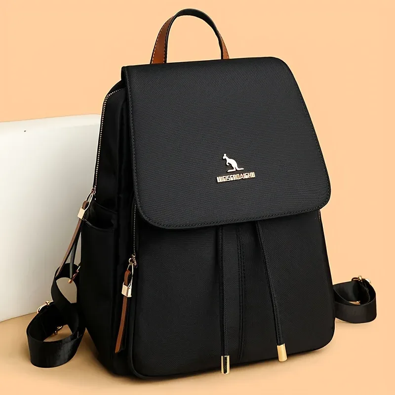 sac à dos polyvalent et à la mode, sac à dos pour femmes de grande capacité version coréenne, fermeture à glissière, adapté aux voyages et aux déplacements