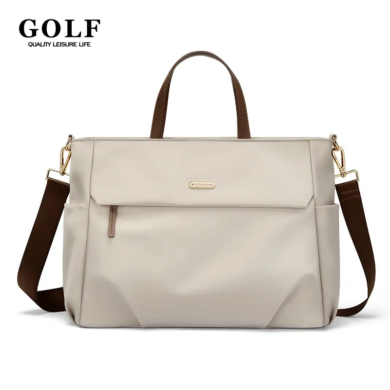 sac à main de golf pour femmes, porte-documents pour ordinateur portable, sac de travail étanche de 15 pouces pour dames, sacs à bandoulière pour ordinateur de banlieue