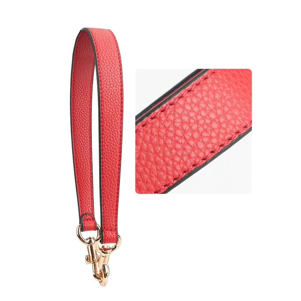 sangle de sac de conception de marque pour sac fourre-tout sous les bras, sacs à main, sangle de sac initiée par la poignée, sangle en cuir vachetta, accessoires de sac