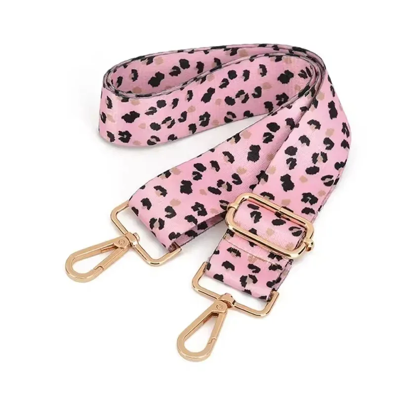 sangle sac nylon multicolore geometrique poignée amovible boucles dorées accessoire voyage femmes épaule adjustabilite