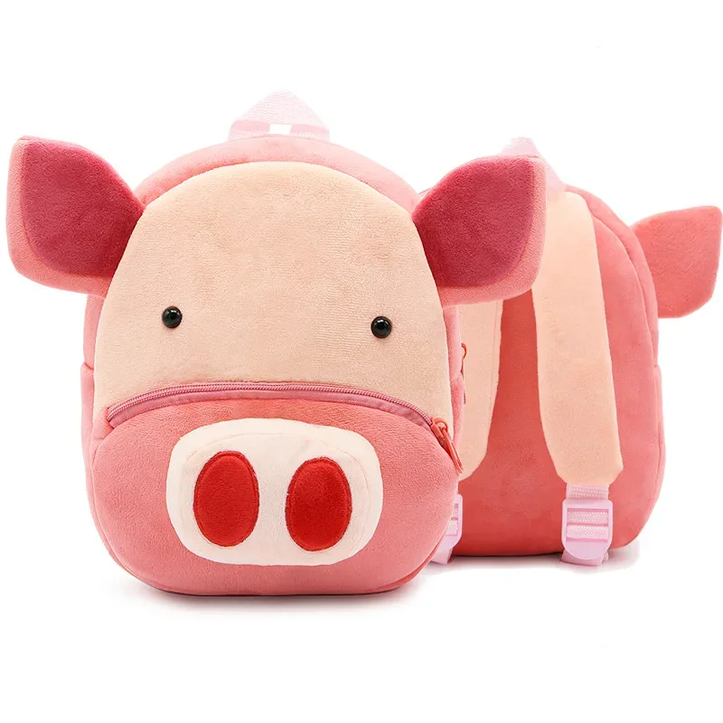 sac à dos créatif en peluche pour enfant, observateur, mignon, animal de dessin animé