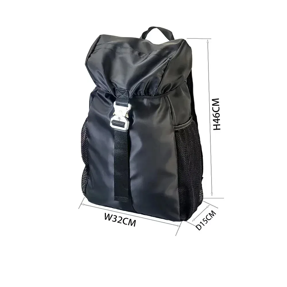 sac dos nylon lettre logo doublure nylon intérieur zippé style décontracté capacité inférieure 20 litres usage voyage sport