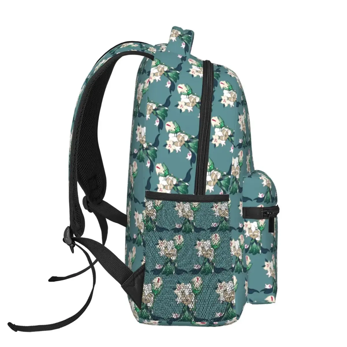 biscuit à la fleur de lys blanche! cookie run kingdom sac à dos long pour étudiants, sac d'école pour enfants, sacs à bandoulière pour ordinateur pour garçons et filles