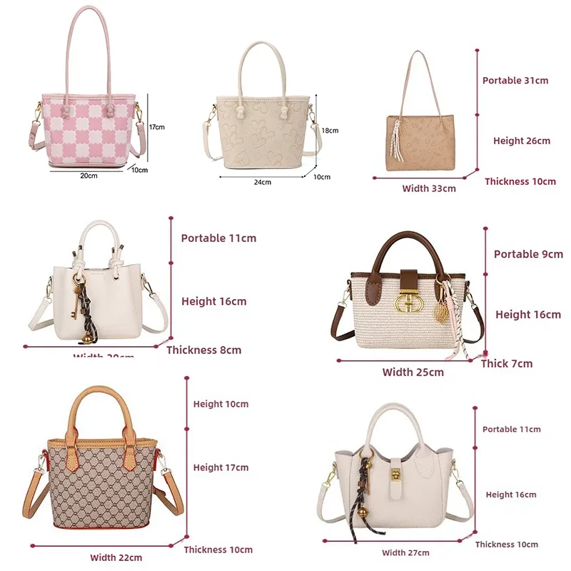 sac fourre-tout fait à la main, sac à main à bandoulière, accessoire artisanal en cuir, ensemble de matériel semi-fini cousu à la main, bricolage