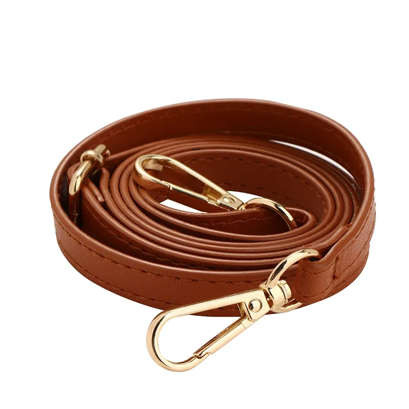 sangle de sac longue en cuir pu de 125cm, sangle de sac à bandoulière de 1.2cm de large, accessoires pour sacs à main, sangle de sac en pu de mode pour ceintures à bandoulière