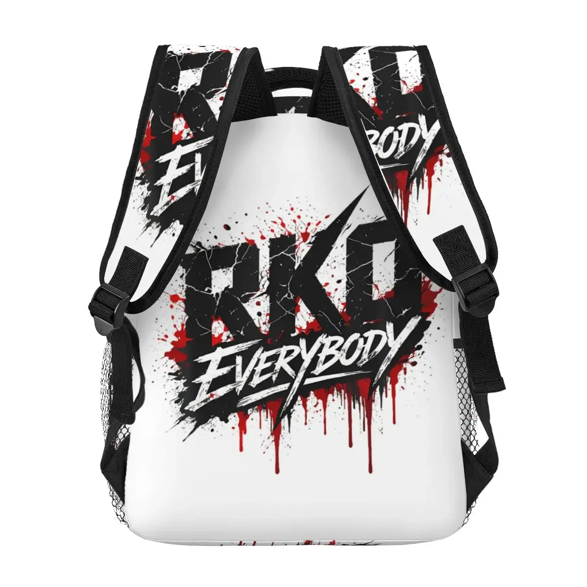 rko everybody distressed randy orton sac à dos graphique pour étudiants, sac d'école, sac à dos de randonnée pour hommes et femmes, sac à bandoulière