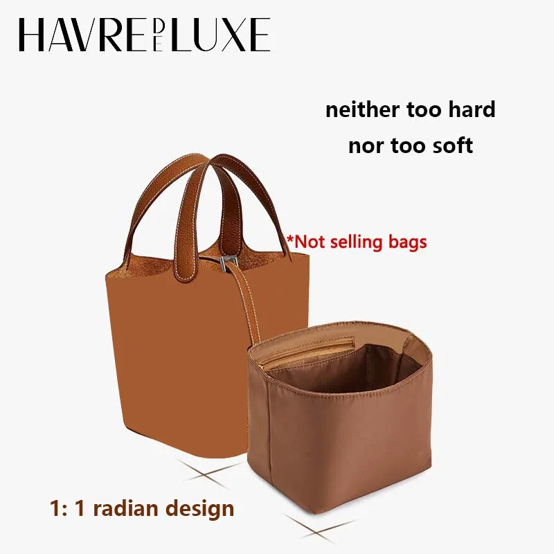 insert organisateur de sac pour picotin 18 22, facile à laver et à sécher rapidement, support de sac, rangement, modification intérieure, accessoires de sac