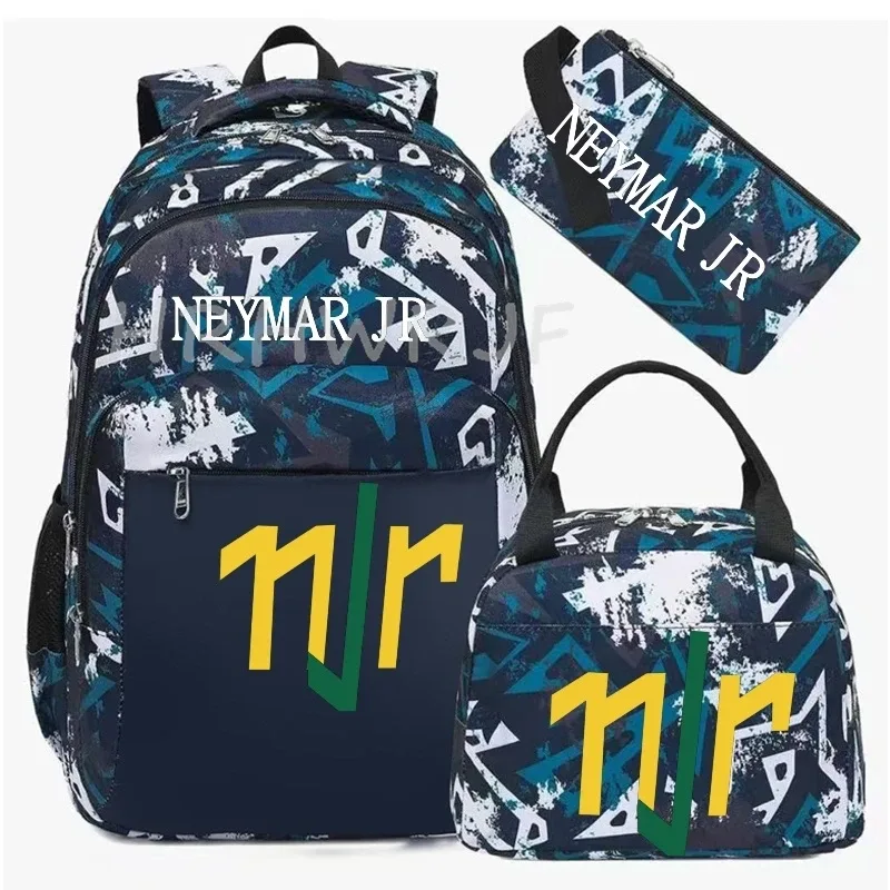 sac à dos de football camouflage neymar, sac à dos de sport pour femmes et hommes, capacité multi-poches, sacs d'école, sacs de voyage décontractés, mochila 3 pièces