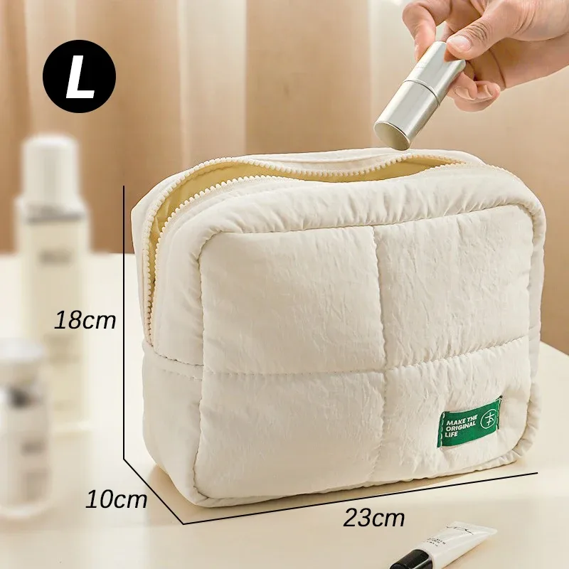 sac à cosmétiques imperméable en nylon indispensable pour les voyages, sac de rangement polyvalent, trousse de toilette et sac de rangement pour bagages