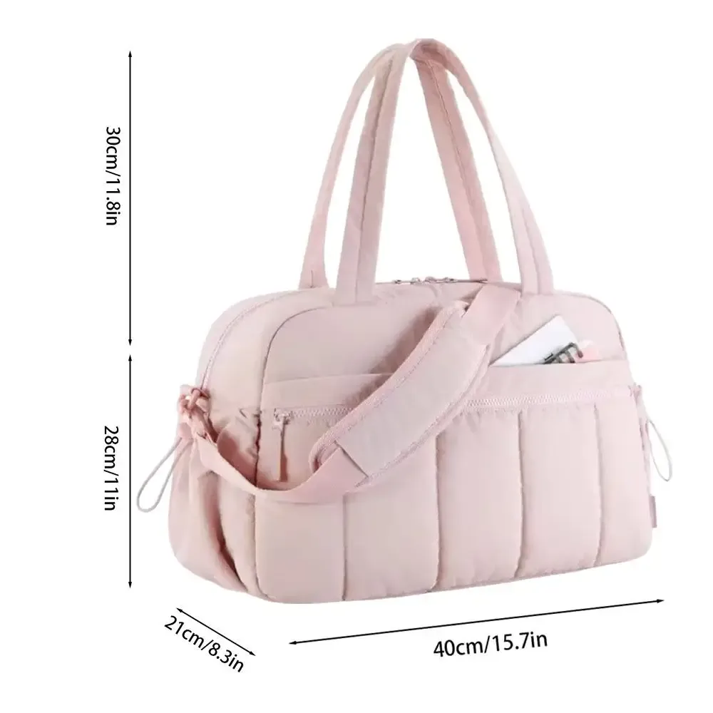 sac de sport en nylon cloud, grande capacité, léger, sac à main de yoga, sac de sport, séparation sèche et humide, imperméable, sac de rangement pour bagages