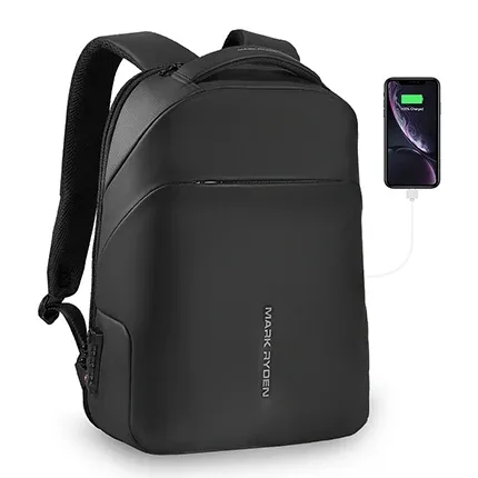 mark ryden anti-vol mode hommes sac à dos multifonctionnel étanche 15.6 pouces pochette d'ordinateur homme usb charge sac de voyage