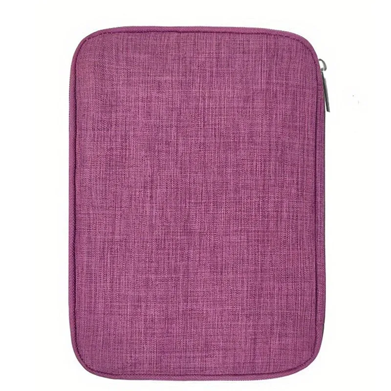 pochette organisatrice nylon gris compartiments maille bracelets montres voyage capacité grande taille petite affaires