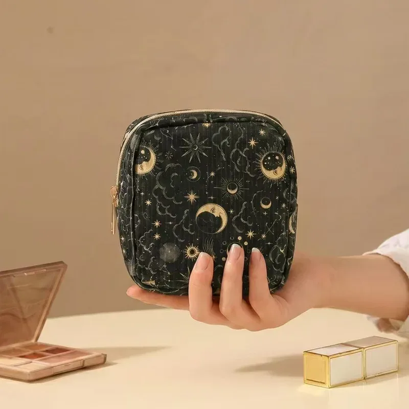 pochette de rangement mini pour maquillage et cosmétiques, étui pour rouges à lèvres et serviettes hygiéniques, sacs de voyage organisateurs pour femmes, petite pochette 2026
