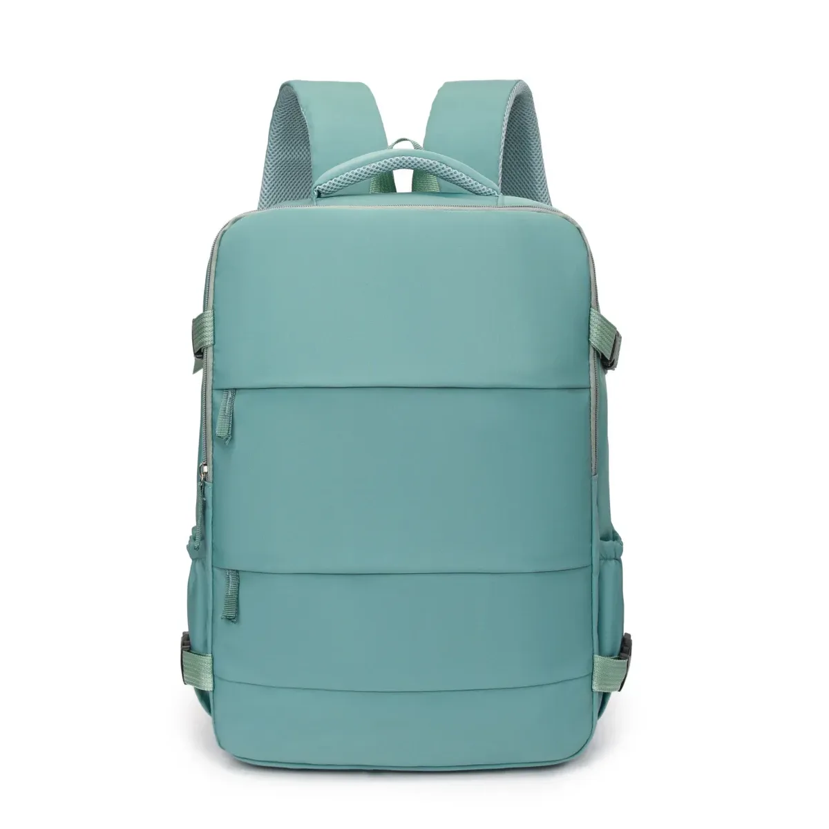 sac dos oxford université vert gris solide 20 35 litres grande capacité poignées latérales bandes bretelles chaussures respirantes