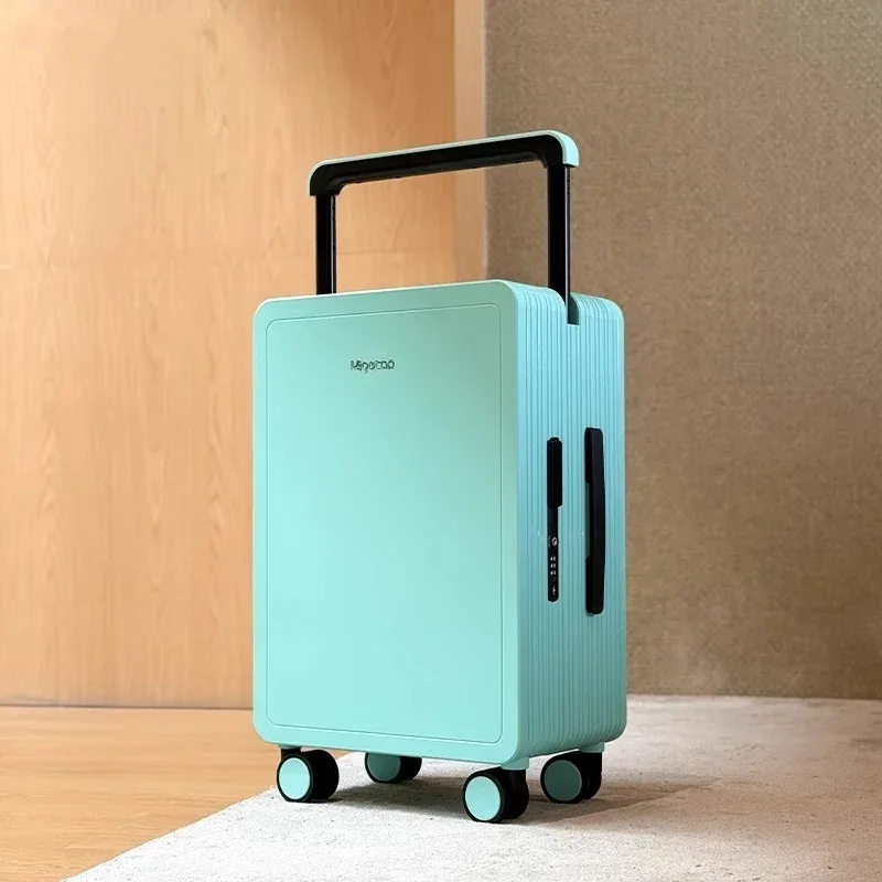 valise pc jaune noir gris système tsa serrure poignée large roues toupie compacts voyage organisés segurança modernes linhas verticale façade contraste efficace intérieur compartiments