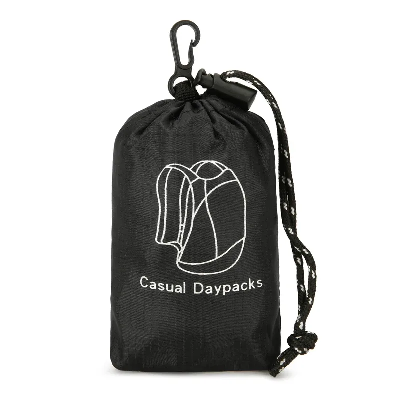 sac à dos pliant d'extérieur 1 pièce, sac de voyage portable ultra-léger avec bretelles réglables, adapté au déplacement et au cyclisme