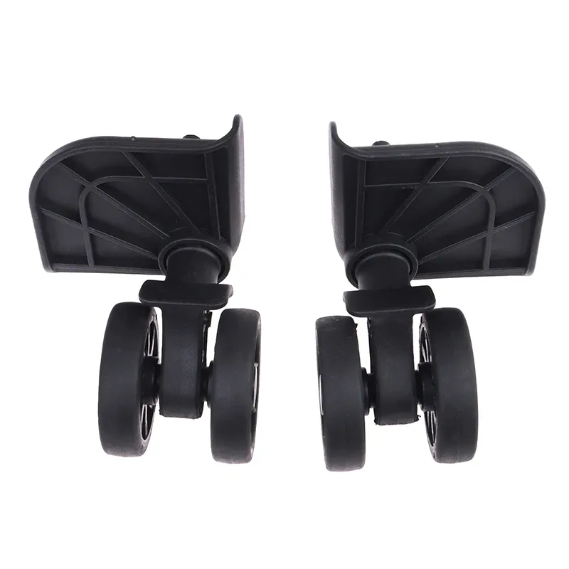 roues remplacement plastique noir valises accessoires voyage déhoussable universel utilisation facile résistante lusure pivotement 360 degrés