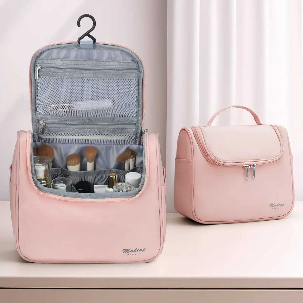 sac de rangement étanche pour cosmétiques, sac à main de maquillage, sac d'évaluation de haute qualité, sac de toilette de voyage, mode
