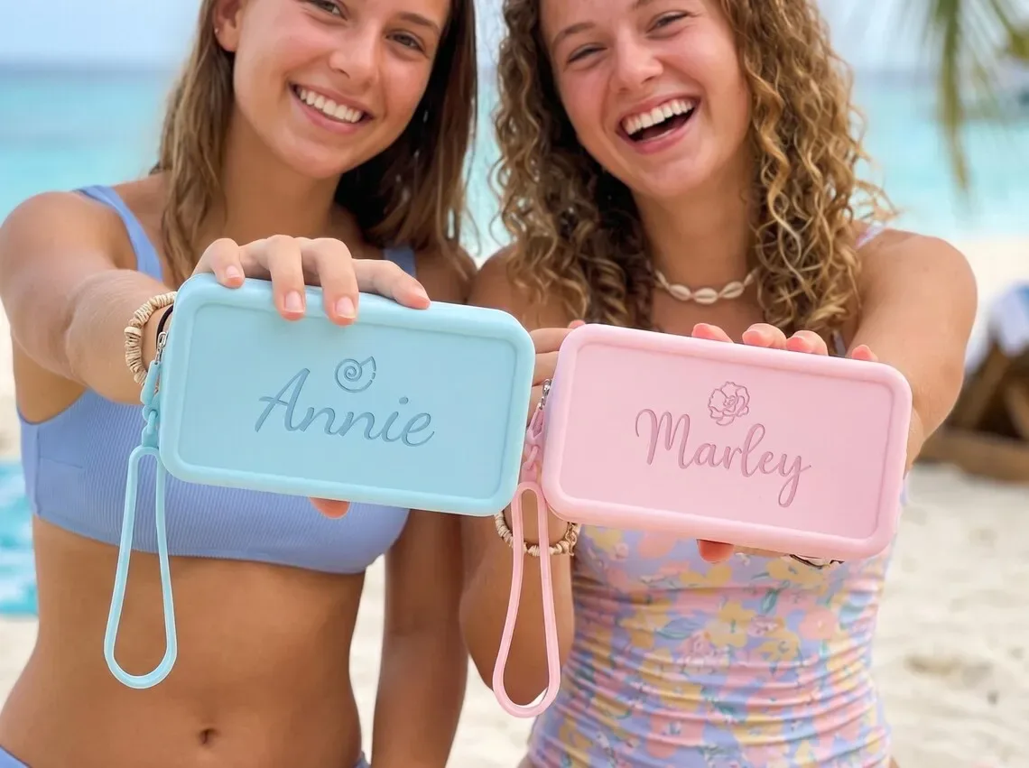 sac de plage personnalisé, sac étanche, organiseur de crème solaire, organiseur de lunettes de natation, sac de voyage étanche, trousse de toilette étanche