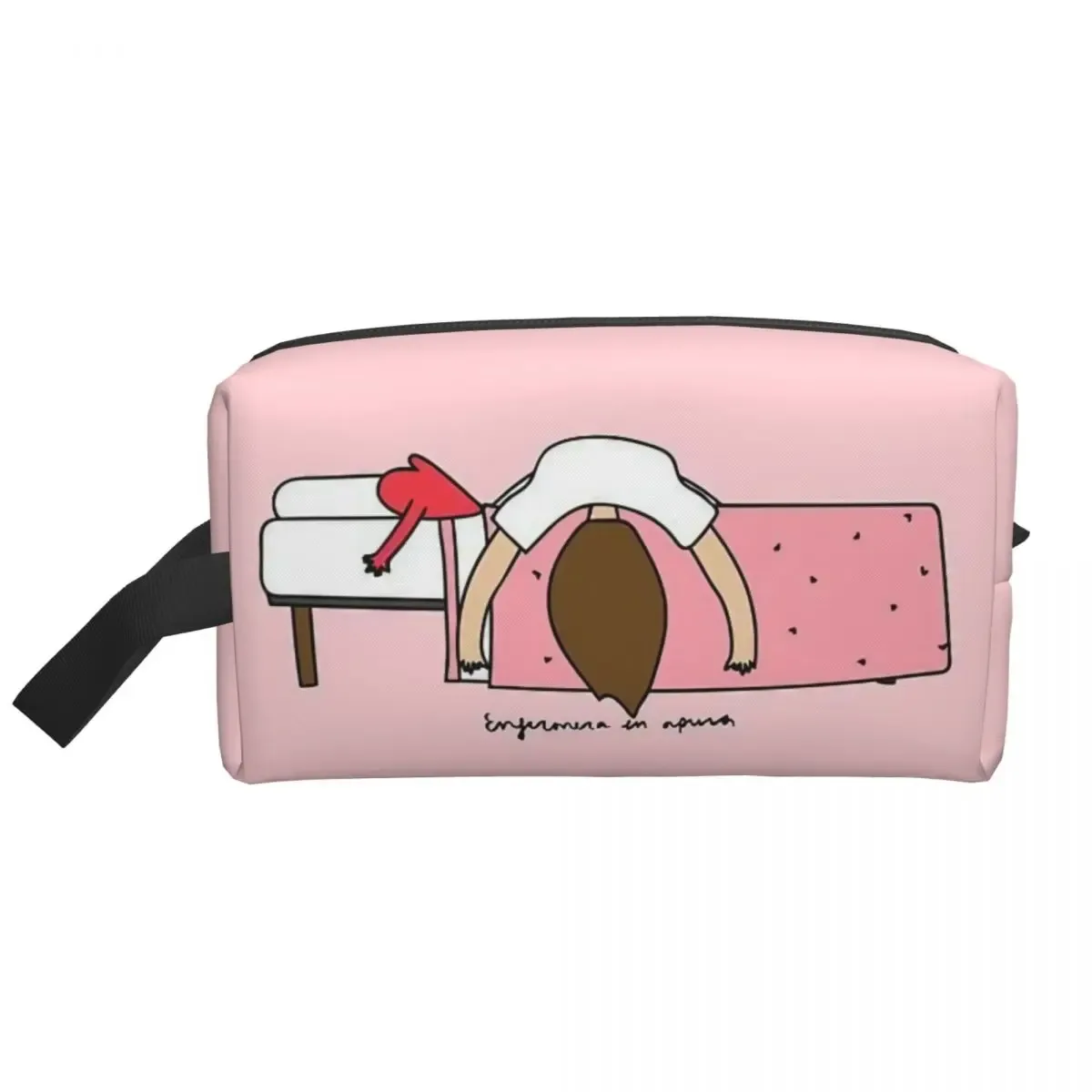 grands sacs à cosmétiques pour médecin et infirmière, trousse de maquillage, accessoires pour femmes, pochette de maquillage pour bourse résistante à l'eau